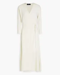 arch4 Florentina cashmere midi wrap dress - White White