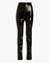 ROTATE Birger Christensen June vinyl skinny pants - Black Black