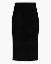 arch4 Honey ribbed cashmere skirt - Black Black