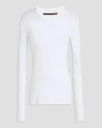 Enza Costa Cotton-jersey top - White White