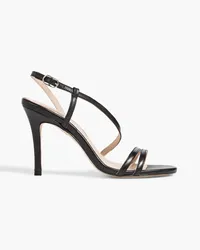 Iris & Ink Laurel leather slingback sandals - Black Black