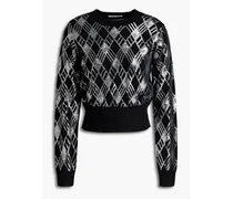Duke Of Argyle sequin-embellished wool sweater - Black