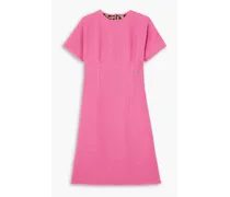 Raschel embellished wool-blend tweed mini dress - Pink