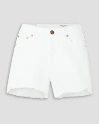 Rag & Bone Distressed denim shorts - White White