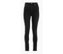 Nina high-rise skinny jeans - Black