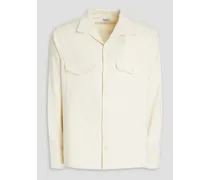 Bouclé shirt - White