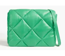 Brynnie quilted leather shoulder bag - Green