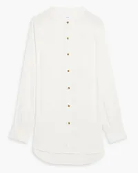 Onia Air linen-blend shirt - White White