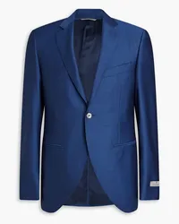 Canali Wool and mohair-blend blazer - Blue Blue