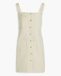 Helmut Lang Stretch-cotton mini dress - Neutral Neutral