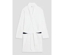 French cotton-terry bathrobe - White