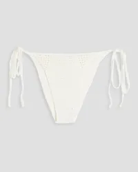 Cult Gaia Bellona crocheted cotton bikini bottoms - White White