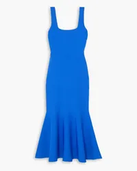 Roland Mouret Stretch-knit midi dress - Blue Blue