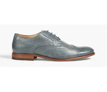 Leather brogues - Blue