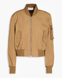 RED Valentino Twill bomber jacket - Brown Brown