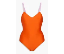 Ava two-tone swimsuit - Orange