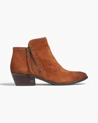 Sam Edelman Paola studded suede ankle boots - Brown Brown