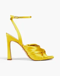 Sam Edelman Lavender twisted satin sandals - Yellow Yellow