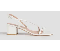 Soiree Sleek 50 leather sandals - White