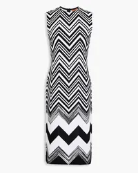 Missoni Striped cotton-blend dress - Black Black