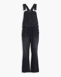 Frame Denim Faded denim overalls - Gray Gray