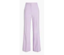 Grain de poudre straight-leg pants - Purple