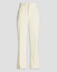 RE/DONE High-rise bootcut jeans - White White