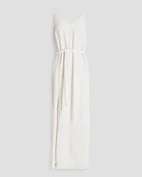 Retrofête Rebecca sequined chiffon maxi dress - White White