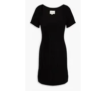 Koos cable-knit silk-blend mini dress - Black