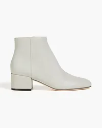 Sergio Rossi Leather ankle boots - Gray Gray