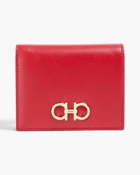 Ferragamo Embellished leather wallet - Red Red