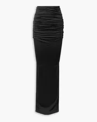 GAUGE81 Belem ruched jersey maxi skirt - Black Black