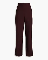 Acne Studios Wool and mohair-blend straight-leg pants - Burgundy Burgundy