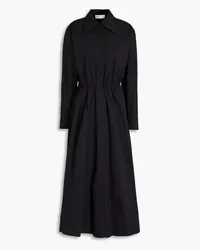 Tory Burch Elenor cotton-poplin midi shirt dress - Black Black