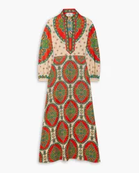 Etro Tuiga paisley-print crepe maxi dress - Red Red