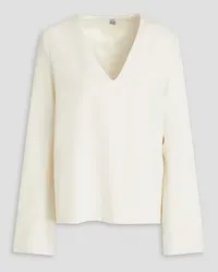 Totême Crepe top - White White