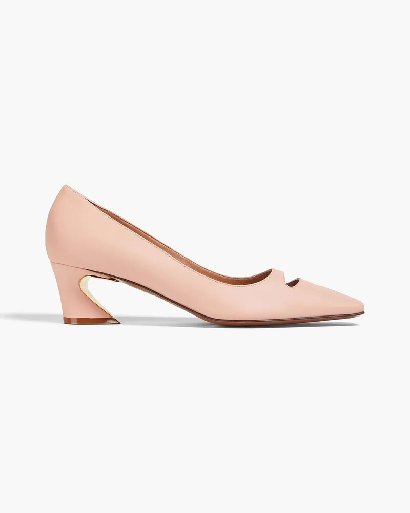 Zimmermann Cutout leather pumps - Pink Pink