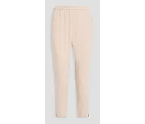 Crepe tapered pants - Pink