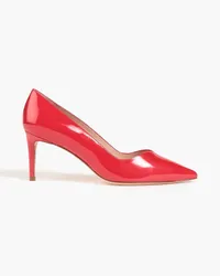 Stuart Weitzman Anny 70 patent-leather pumps - Red Red