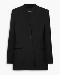 Brandon Maxwell The Raquel wool-blend crepe blazer - Black Black