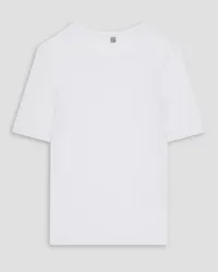 Totême Modal and cashmere-blend T-shirt - White White