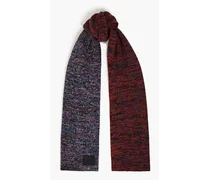 Marled wool scarf - Red