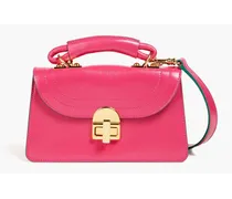 Leather shoulder bag - Pink