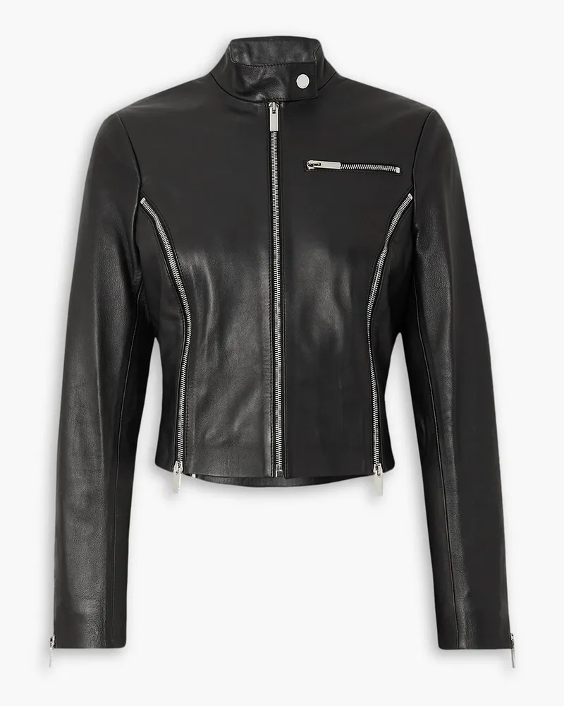 Christopher Kane Leather biker jacket - Black Black