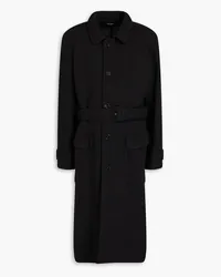 Dolce & Gabbana Belted tweed coat - Black Black