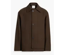Wool-blend coat - Brown