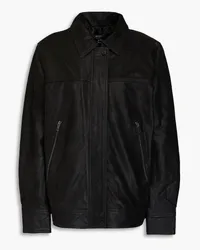 MUUBAA Brushed-leather jacket - Black Black