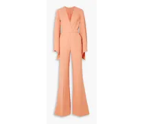 Belted cady jumpsuit - Orange