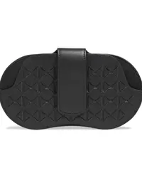 Serapian Mosaico leather sunglasses case - Black Black