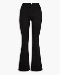 Frame Denim Le High Flare high-rise flared jeans - Black Black